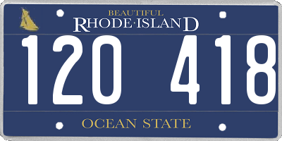RI license plate 120418