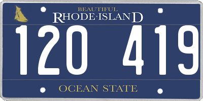 RI license plate 120419