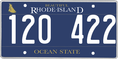 RI license plate 120422
