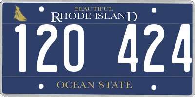 RI license plate 120424