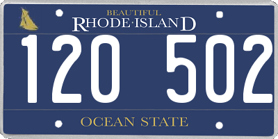 RI license plate 120502