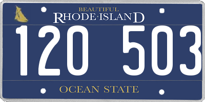 RI license plate 120503