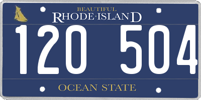 RI license plate 120504
