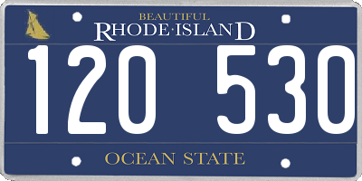 RI license plate 120530