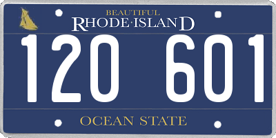 RI license plate 120601