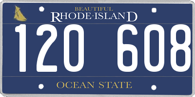 RI license plate 120608