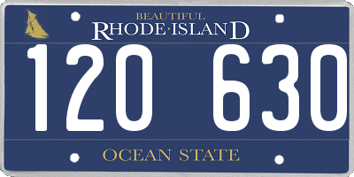 RI license plate 120630