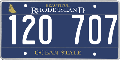 RI license plate 120707
