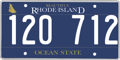 RI license plate 120712