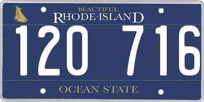 RI license plate 120716