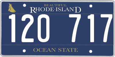 RI license plate 120717