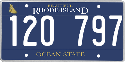 RI license plate 120797