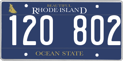 RI license plate 120802