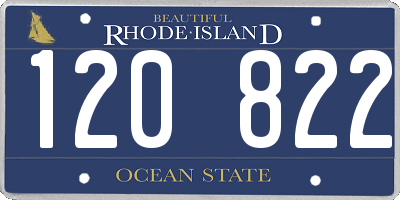 RI license plate 120822