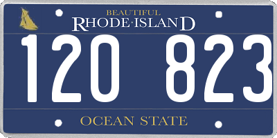 RI license plate 120823