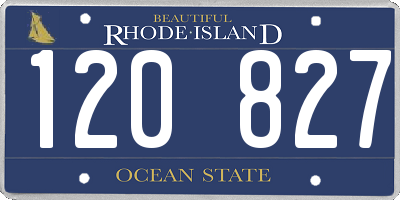 RI license plate 120827
