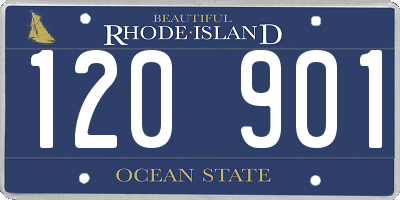 RI license plate 120901