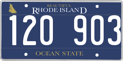 RI license plate 120903