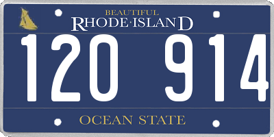 RI license plate 120914