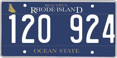 RI license plate 120924