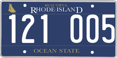 RI license plate 121005