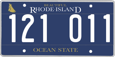 RI license plate 121011