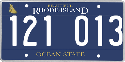 RI license plate 121013