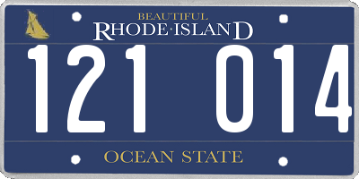 RI license plate 121014