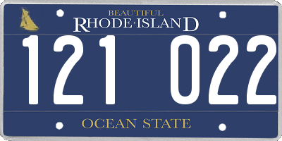 RI license plate 121022