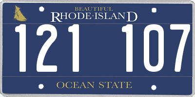 RI license plate 121107