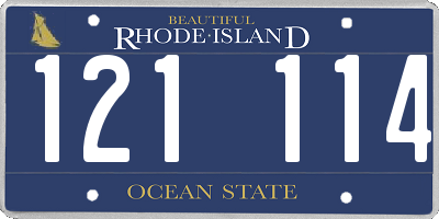 RI license plate 121114