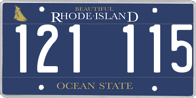 RI license plate 121115