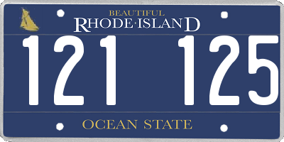 RI license plate 121125