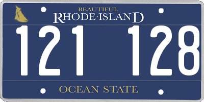 RI license plate 121128