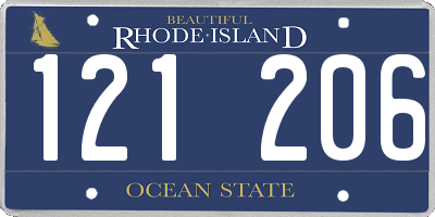 RI license plate 121206
