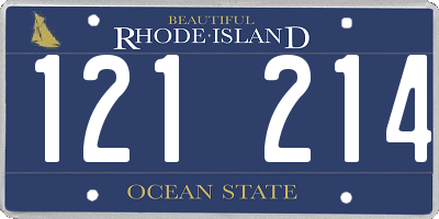 RI license plate 121214