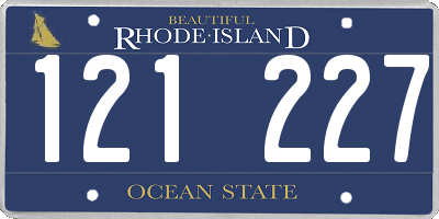 RI license plate 121227