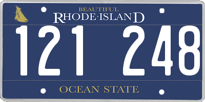 RI license plate 121248