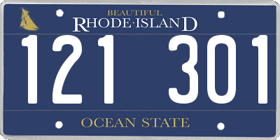 RI license plate 121301