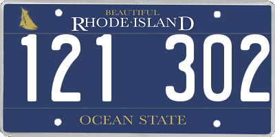 RI license plate 121302