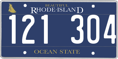 RI license plate 121304