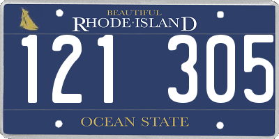 RI license plate 121305