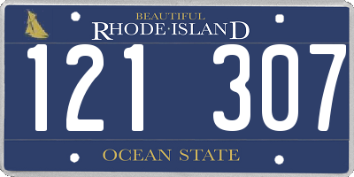 RI license plate 121307