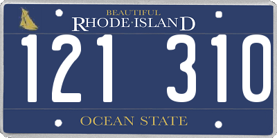 RI license plate 121310