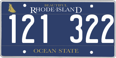 RI license plate 121322