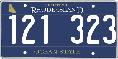 RI license plate 121323