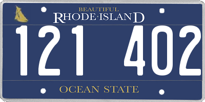 RI license plate 121402
