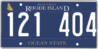RI license plate 121404