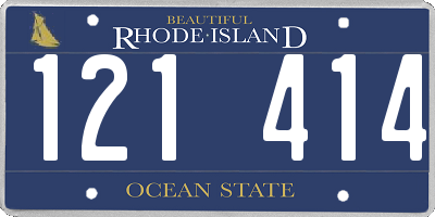 RI license plate 121414