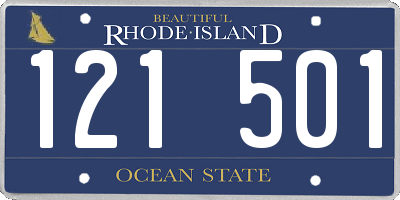 RI license plate 121501